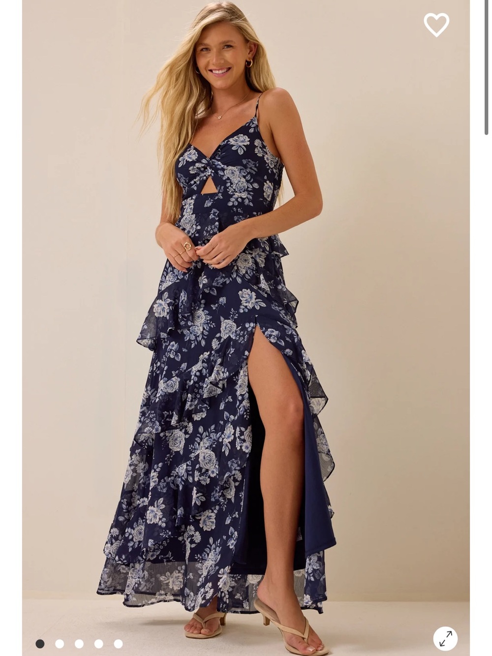 Altar’d State Cali Ruffle Maxi Dress
